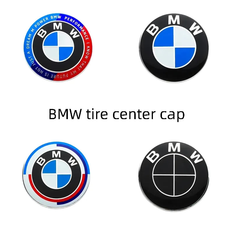4× BMW Wheel Centre Hub Caps – 56mm / 68mm M Sport Style (Fits E90, F10, F30, G20, G Series)