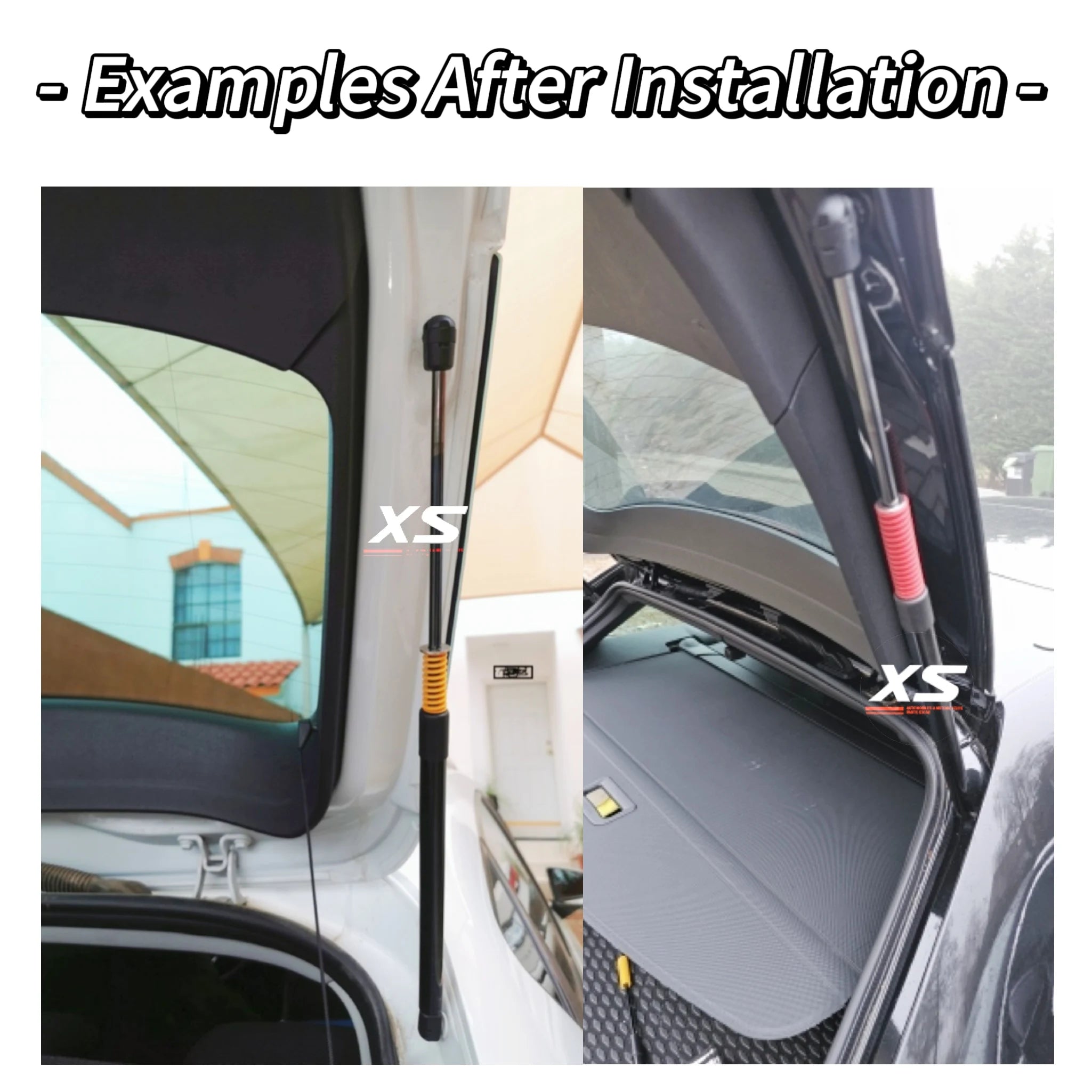 Rear Tailgate Gas Struts with Spring for Toyota HatchBacks 2001-2007