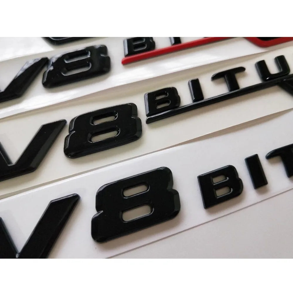 Gloss Black Mercedes-Benz Emblem Set