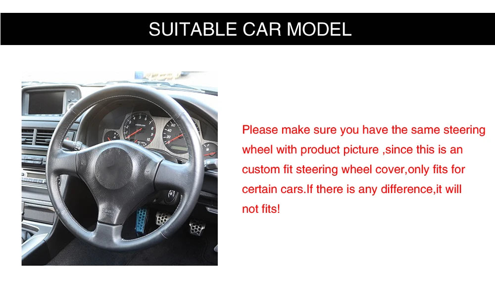 Steering Wheel Cover for Nissan 200SX, Silvia, Skyline R34 GT-R