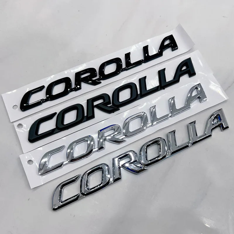 Toyota Corolla Logo Emblems/ Badges