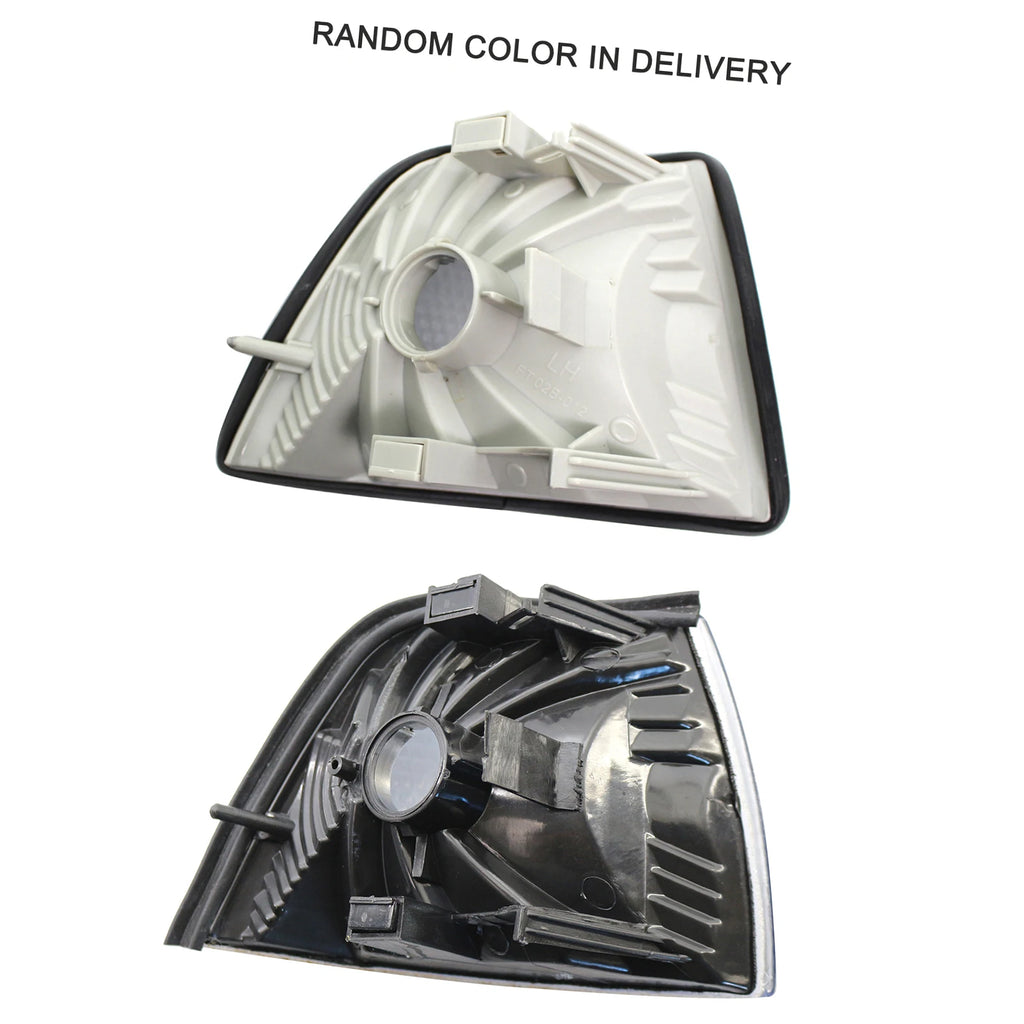 Pair of White Lens Turn Signal Lights Replacement for BMW E36 318i, 328i, M3