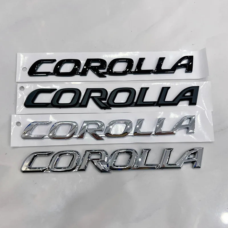 Toyota Corolla Logo Emblems/ Badges