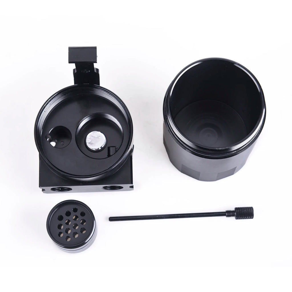 Aluminum Universal Oil Catch Reservoir Breather Can Tank Kit