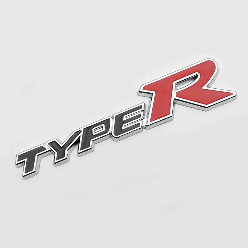 3D Metal Type S and Type R Emblem Badge