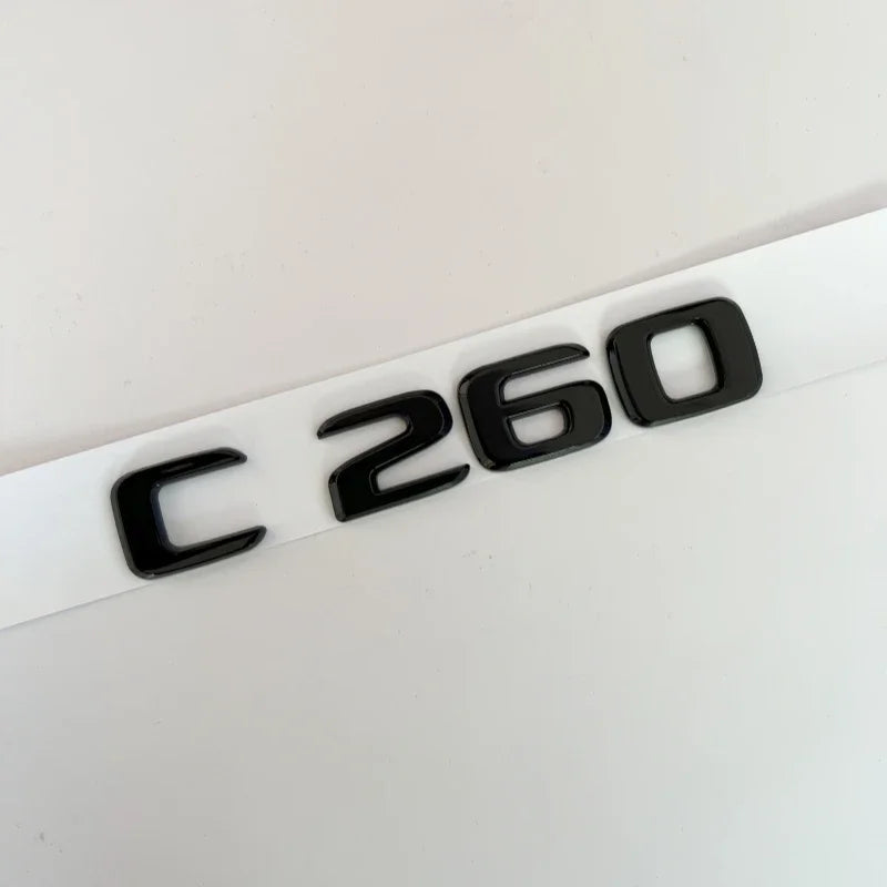 Mercedes-Benz C-Class Trunk Letter Emblems