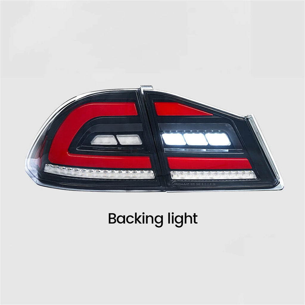 2PCS Sequential Rear LED Tail Light For Honda Civic 2005-2012 FD2