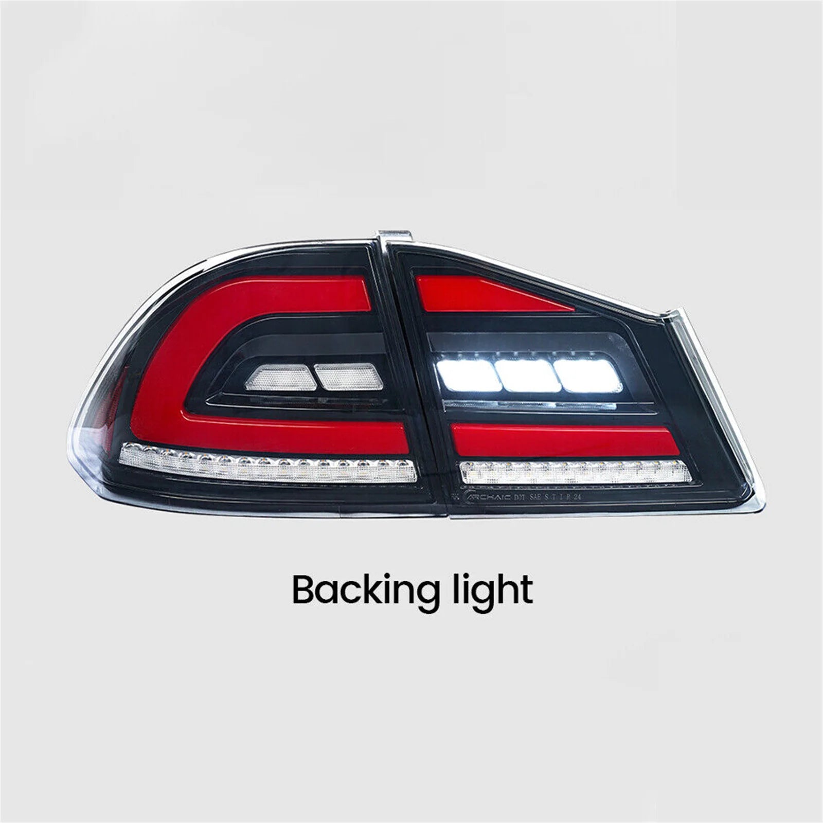 2PCS Sequential Rear LED Tail Light For Honda Civic 2005-2012 FD2