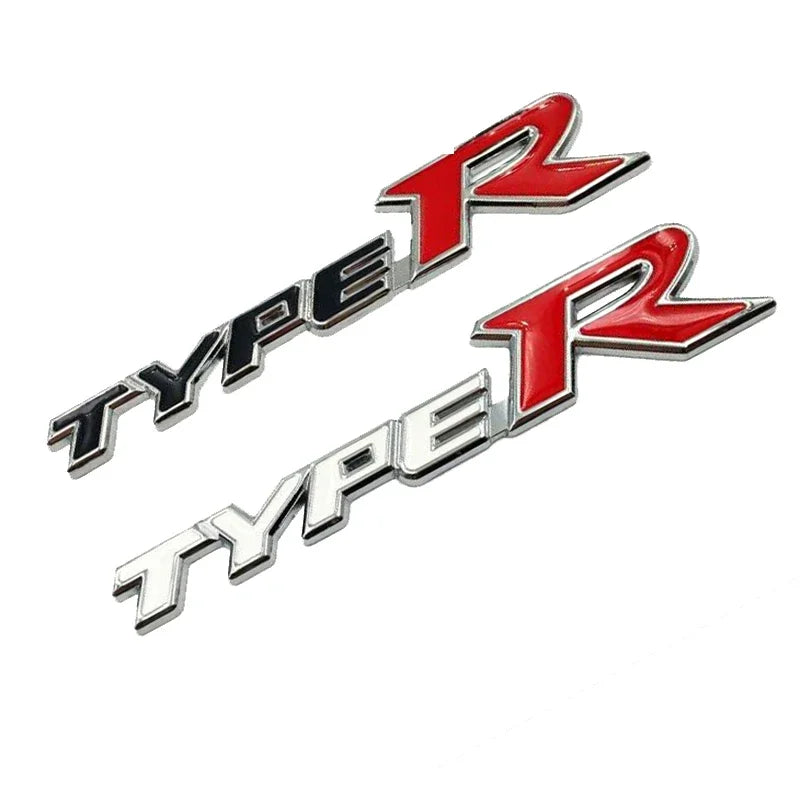 Metal Type R Emblem Badge for Honda