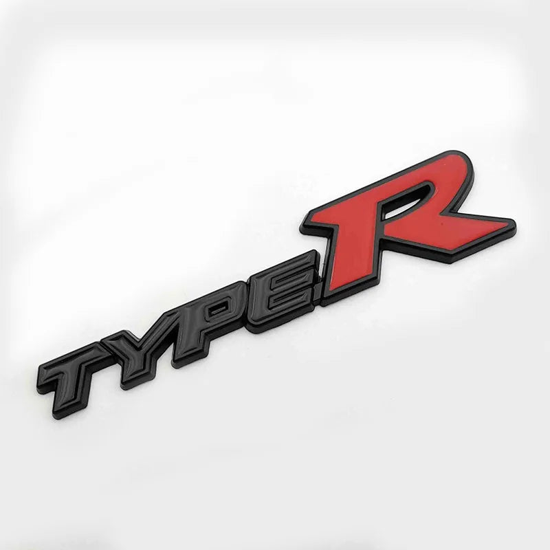 3D Metal Type S and Type R Emblem Badge