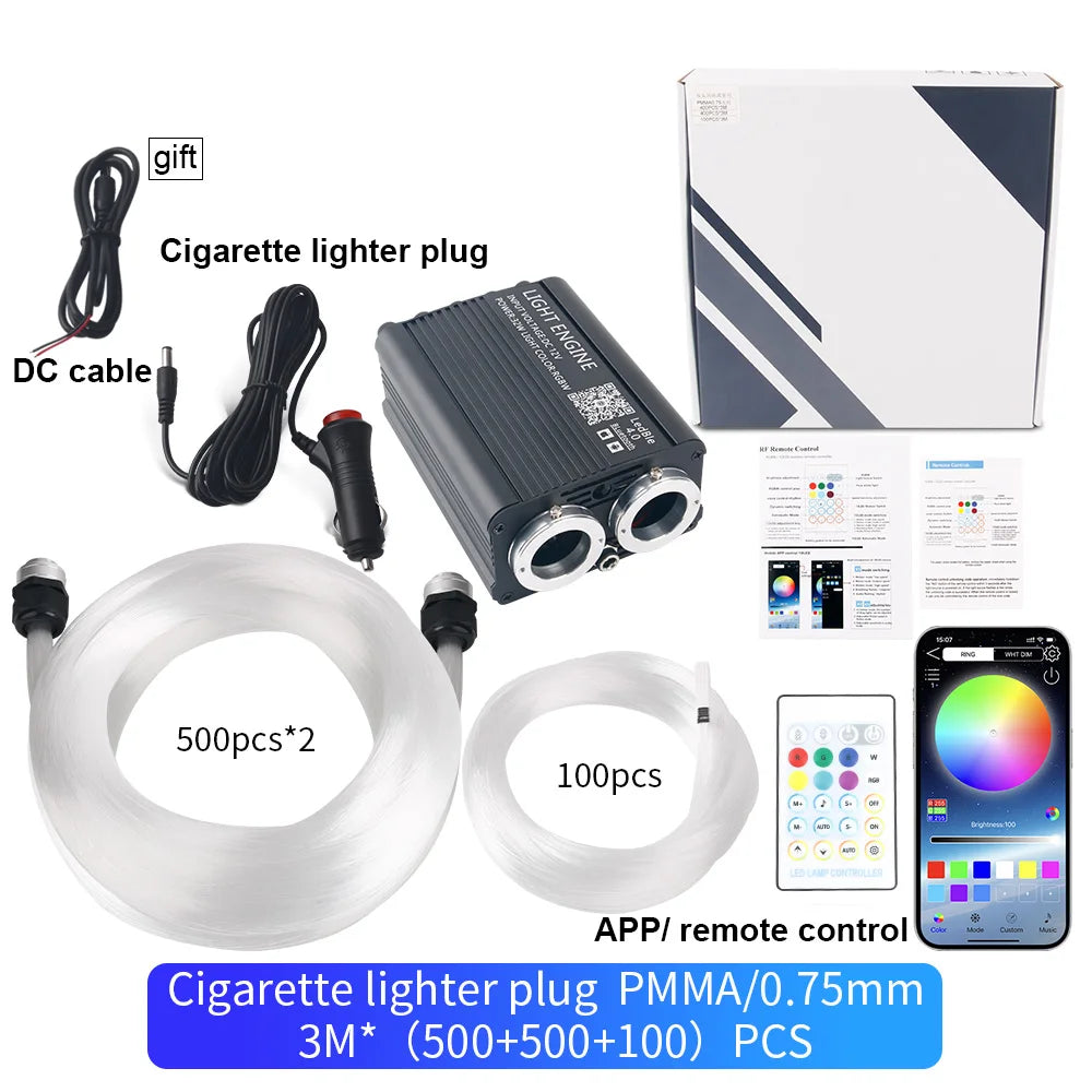 DIY 16W Car Starlight/ Sky Light RGB Interior Kit