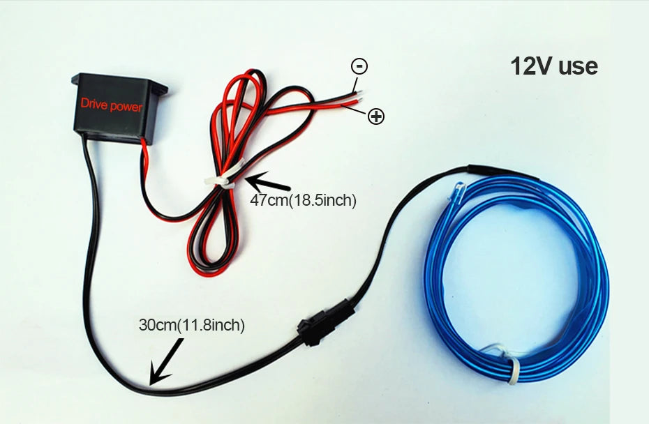 Motorcycle Neon Ambient Lighting Waterproof Kit