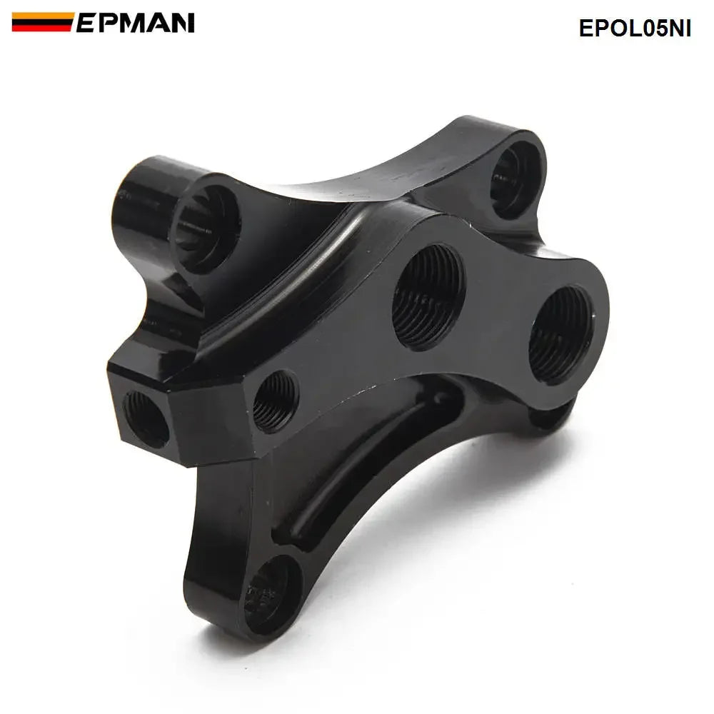 EPMAN Oil Block Sandwich Adapter for SR20DET Nissan  S13, S14, and S15