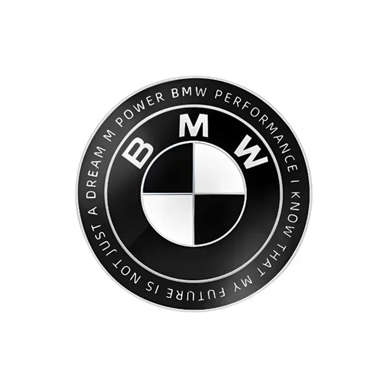 BMW Aluminum Badge – 82mm (2-Hole / 3-Hole)
