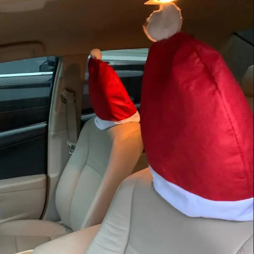 Christmas Headrest Seat cover 2/4Pcs