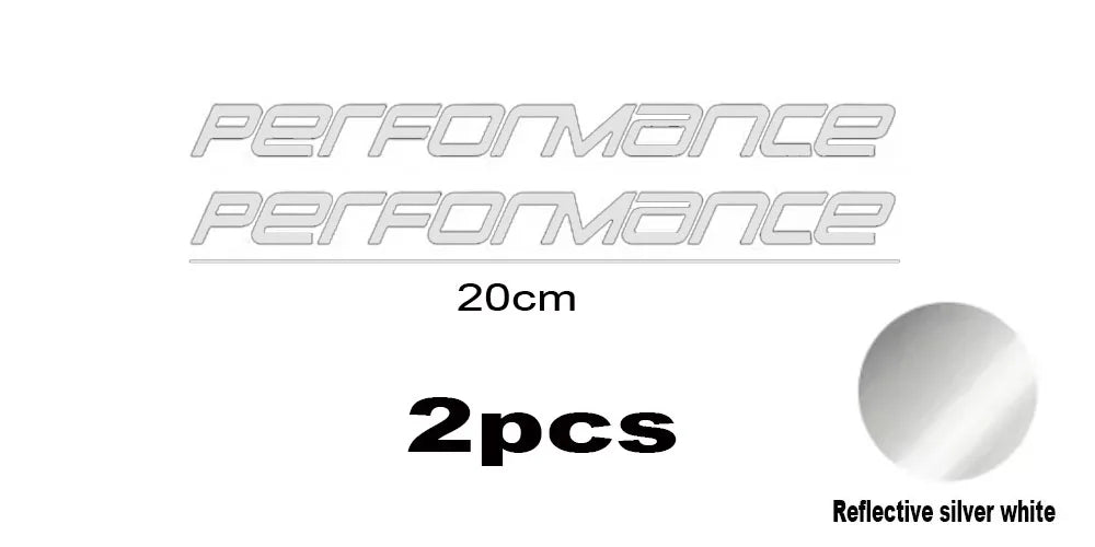 2pcs Performance Clubsport Stickers for Volkswagen Golf Series
