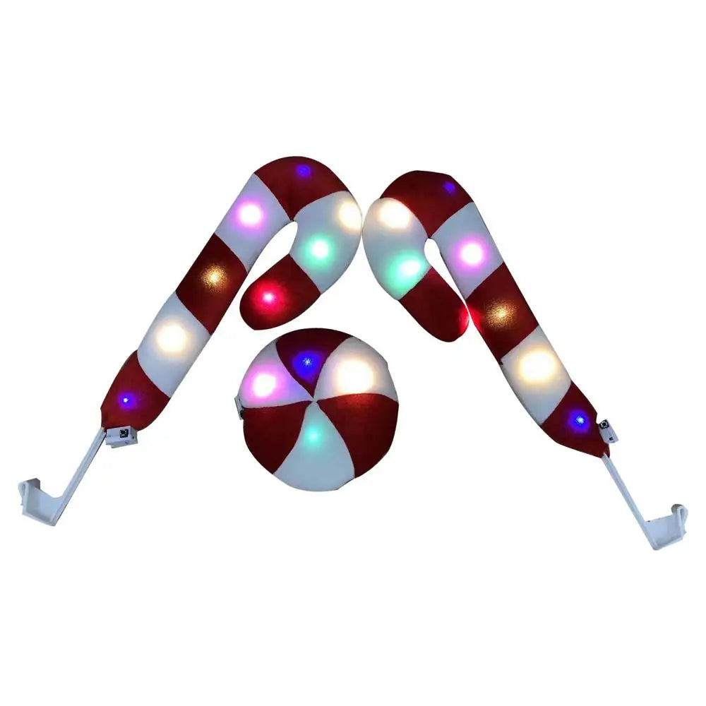 LED Glowing Antlers Christmas Car Decoration