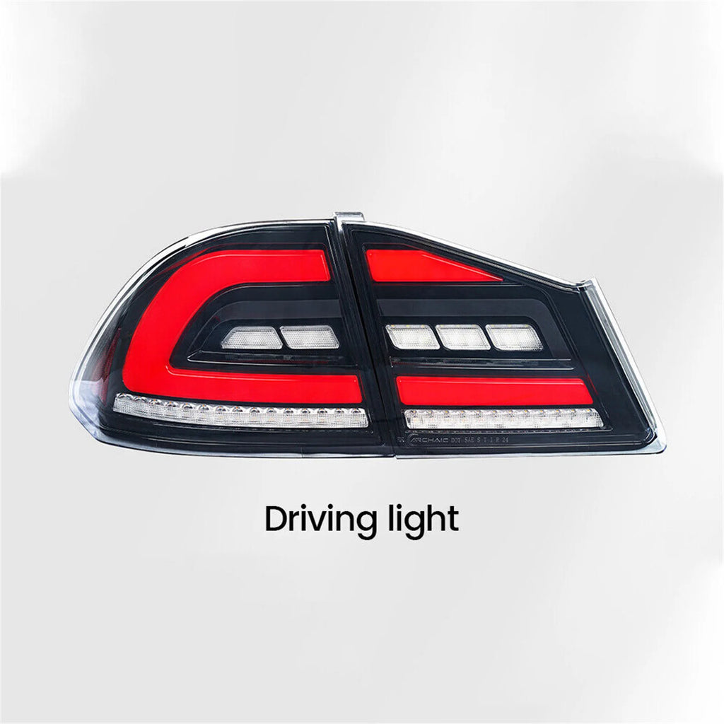 2PCS Sequential Rear LED Tail Light For Honda Civic 2005-2012 FD2