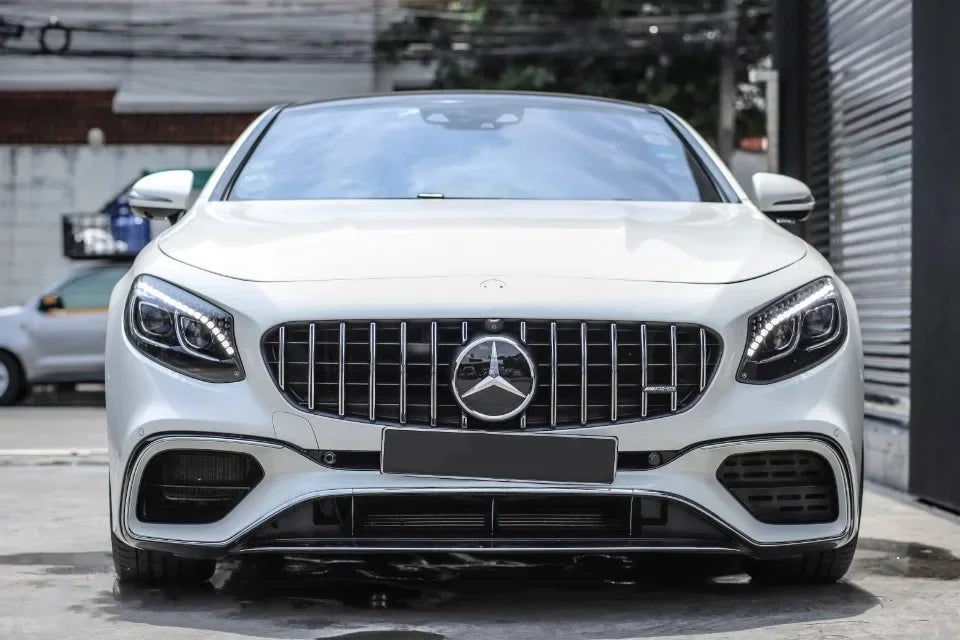 Mercedes Front Grille Logo with LED Lighting for W176 A-Class.