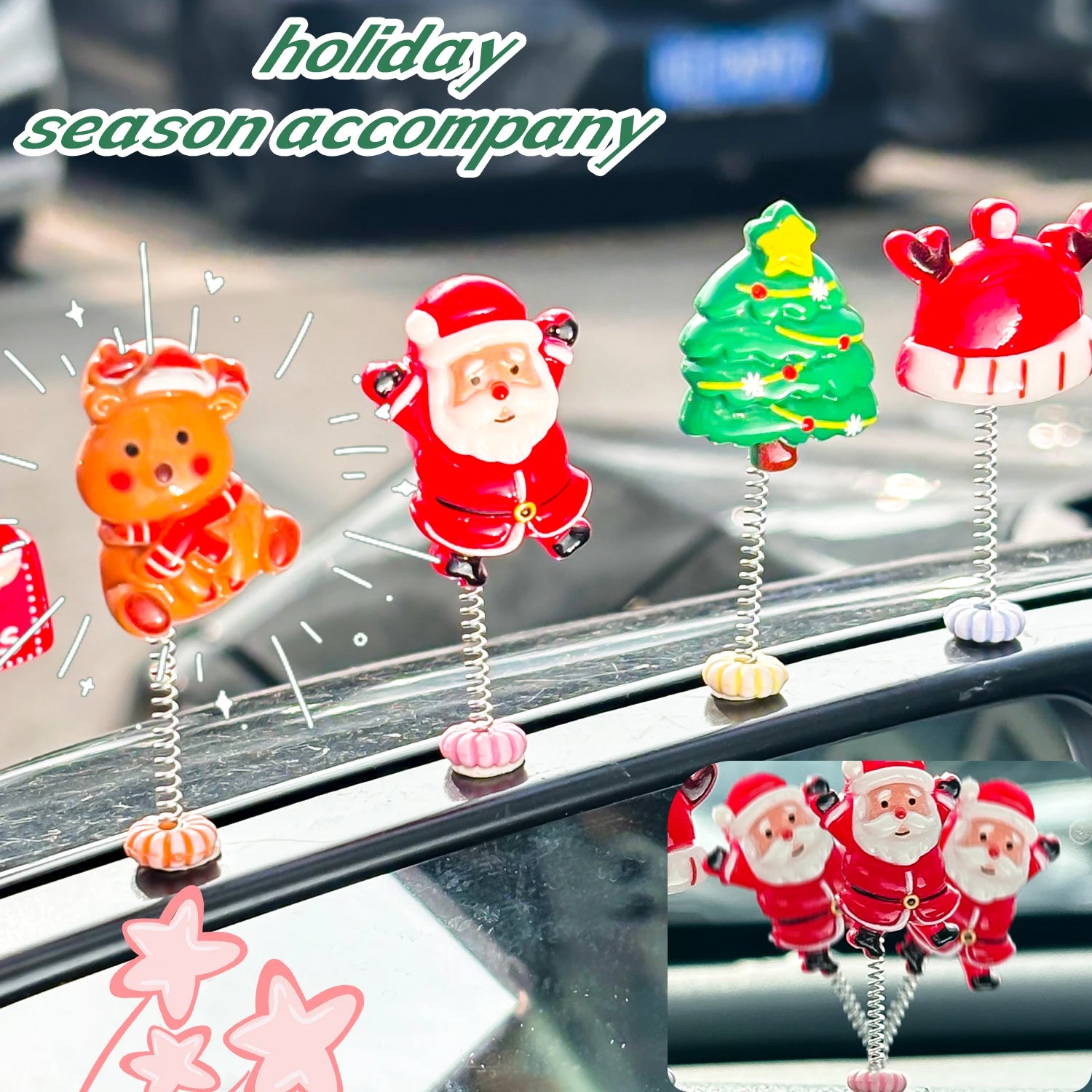 Christmas Shaking Ornament Set