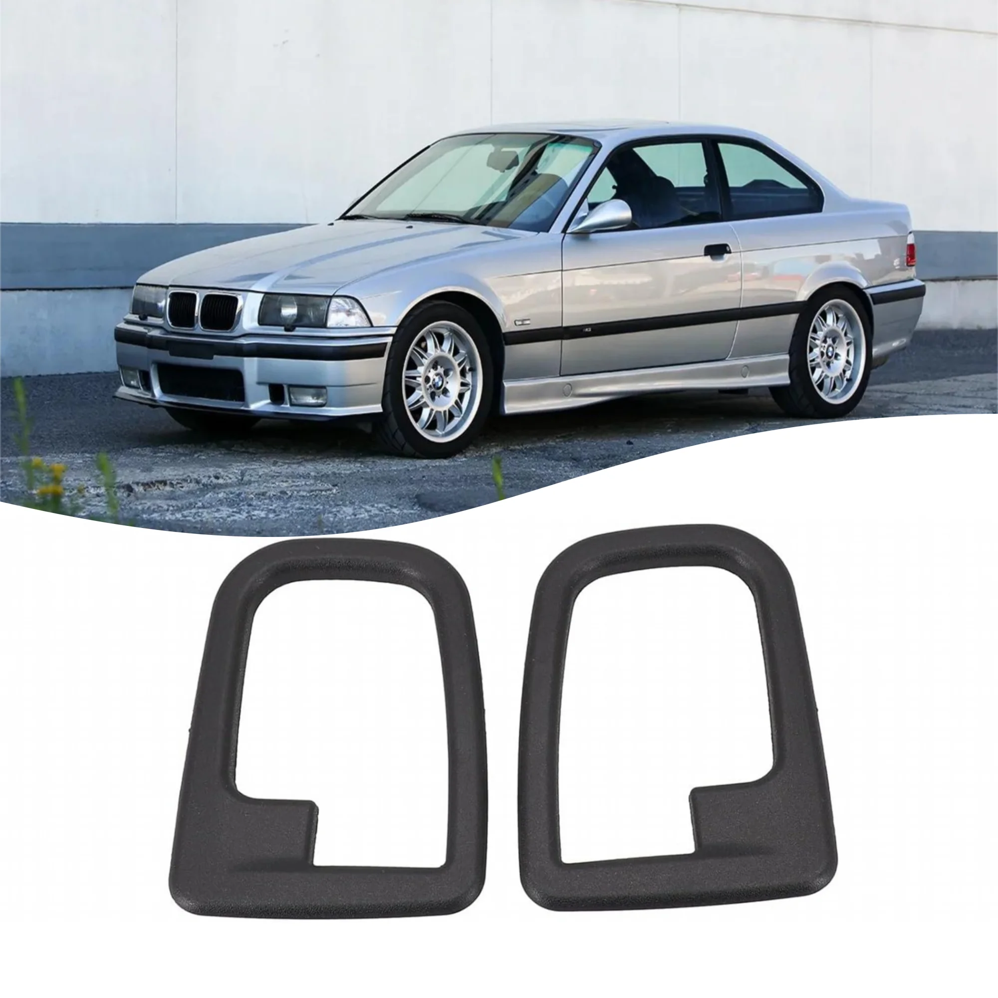 Car Interior Door Handle Covers Trim for BMW E36 and Z3 96-02