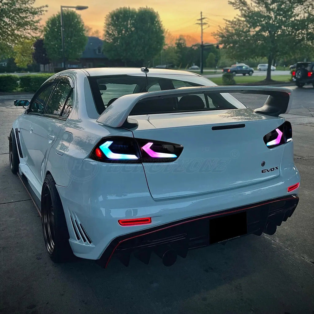 Dynamic LED Tail Light Assembly for Mitsubishi Lancer EVO-X (2008-2018)