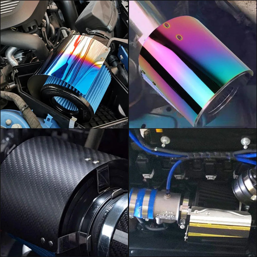 Stainless Steel Heat Shield Cover for 2.5"–3.5" Air/ Pod Filters