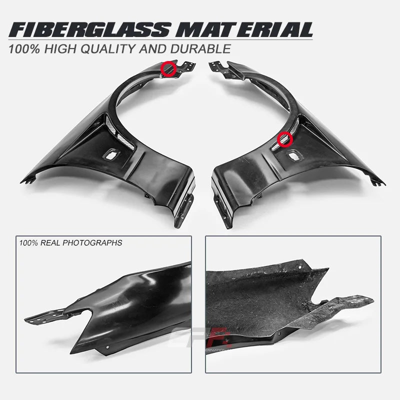 S15 Silvia EPA Front Fender for Nissan - +20mm Wide Vented Fender