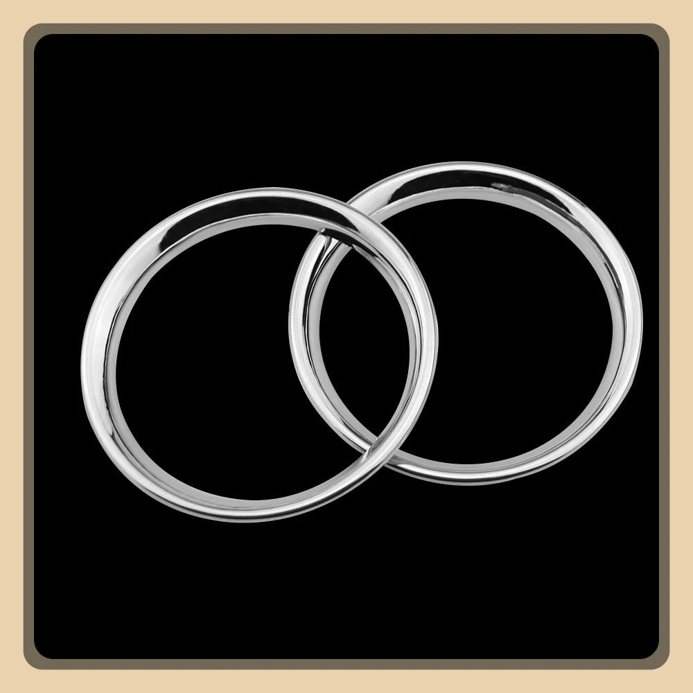 ABS Chrome Air Vent Trim Ring - Nissan Interior