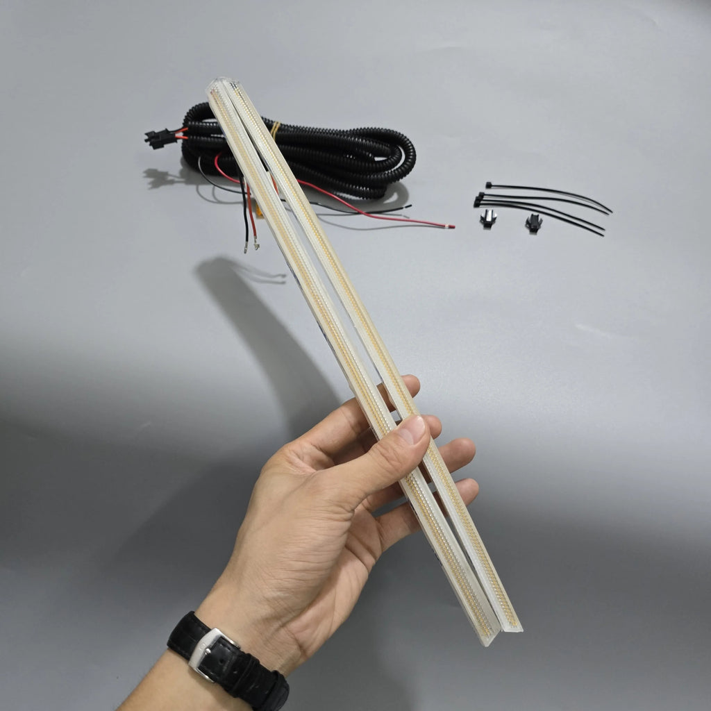 LED Front Bumper Grille Lights DRL for Volkswagen Golf MK7.5 GTI/GTD/R (2017-2020)