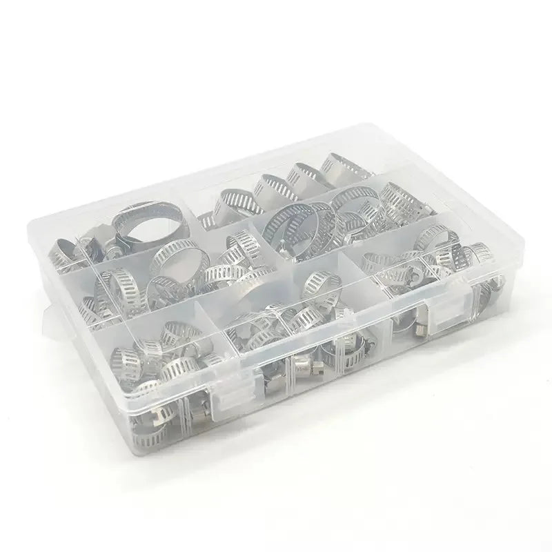 Adjustable Stainless Steel Hose Clamp Set 8-38mm