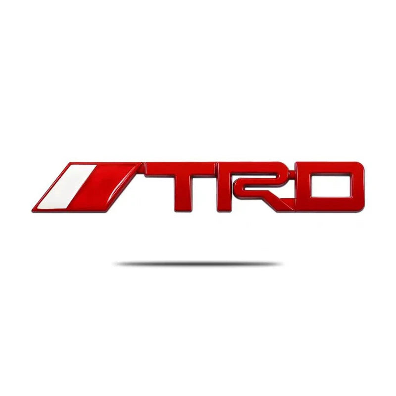 Metal TRD Emblem Badge Front and Rear Sticker for Toyota Vehicle