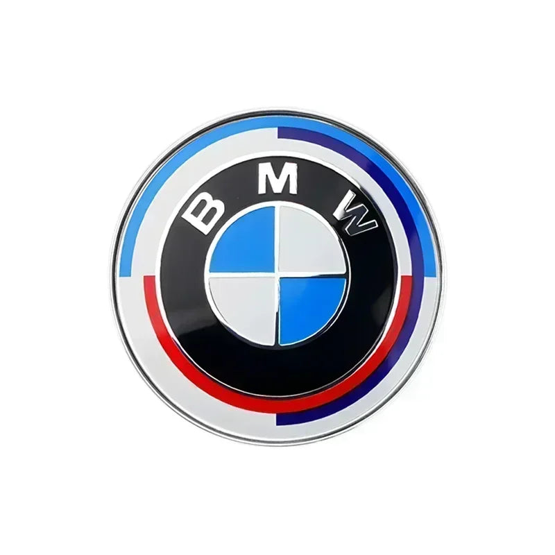 BMW Aluminum Badge – 82mm (2-Hole / 3-Hole)