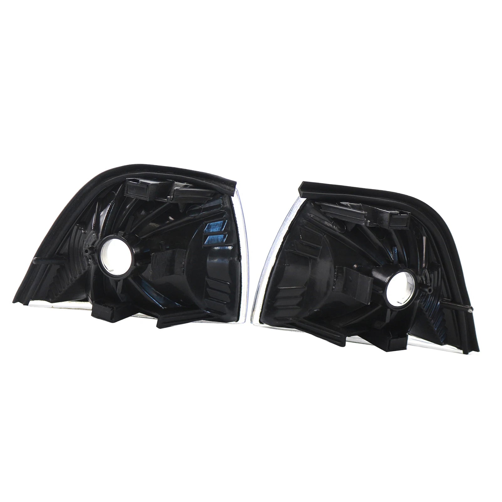 Pair of White Lens Turn Signal Lights Replacement for BMW E36 318i, 328i, M3