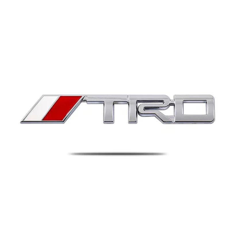 Metal TRD Emblem Badge Front and Rear Sticker for Toyota Vehicle