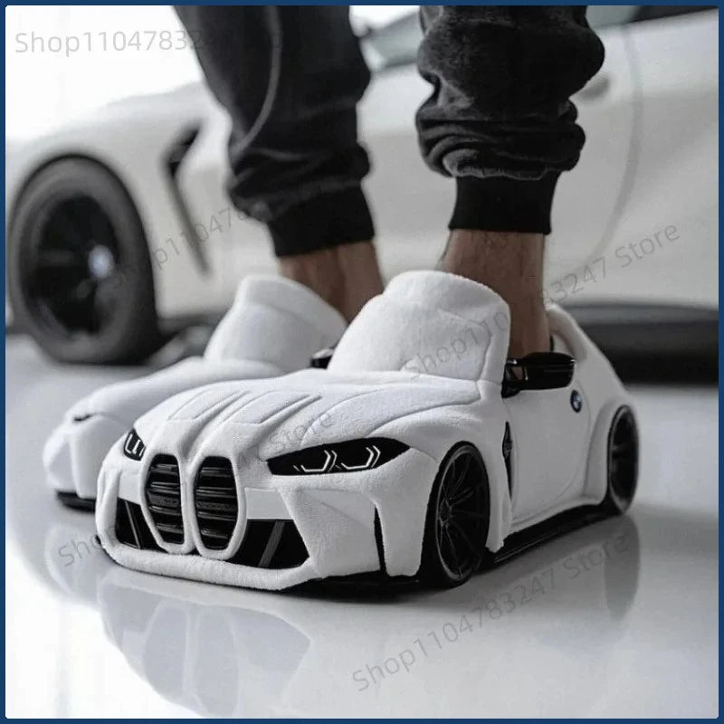 Car Plush Slippers Set UniSex