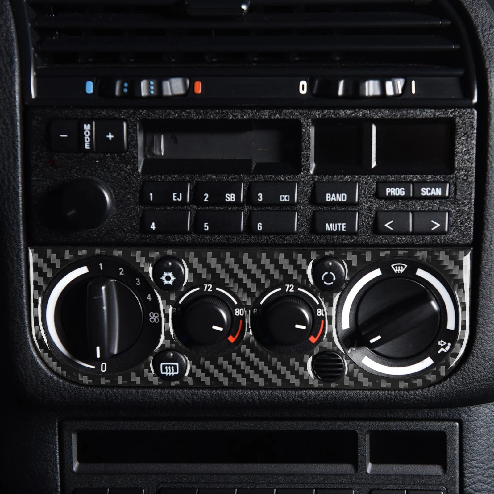 Carbon Fiber AC Panel Trim Sticker for BMW 3 Series E36