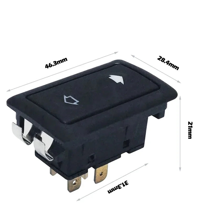 Bmw 6pin 12-24v Car Electric Window Switch Button Cover