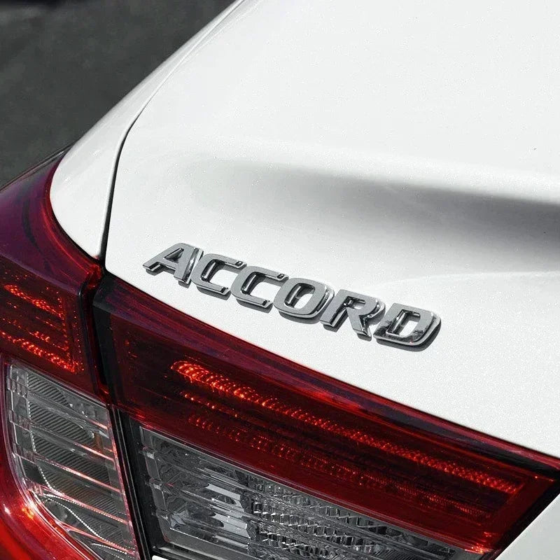 Honda Accord 3D Chrome Letter Badge Emblem