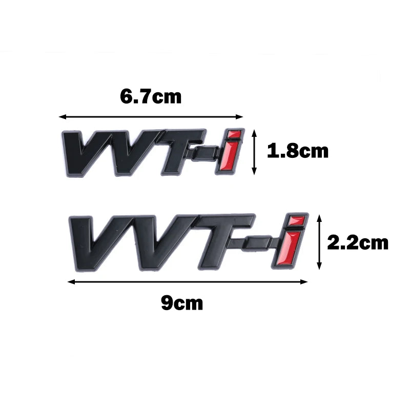 VVTi Metal Alloy Fender Emblem/ Badges for Toyota Models