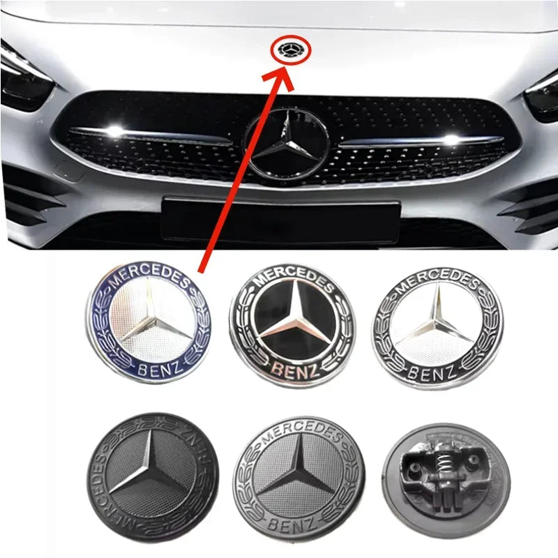 Mercedes-Benz Hood Emblem Badge 57mm