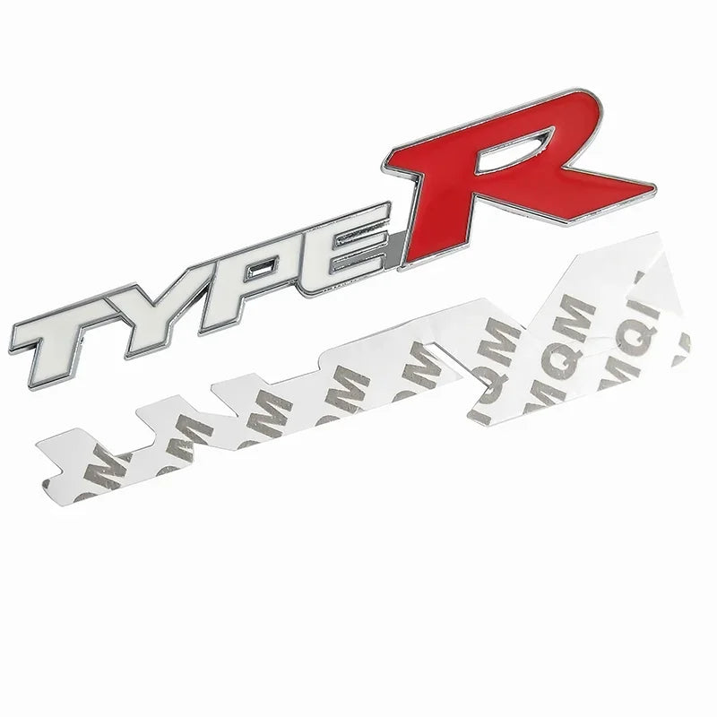 Metal Type R Emblem Badge for Honda