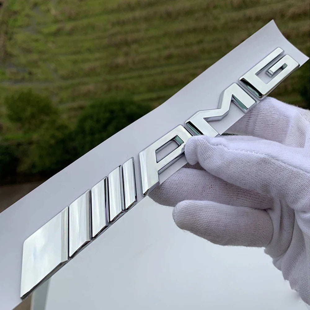 3D Metal AMG Rear Trunk Emblem for Mercedes-Benz