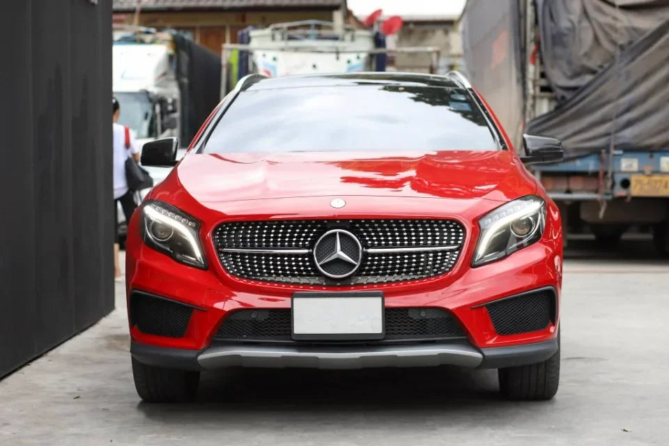 Mercedes Front Grille Logo with LED Lighting for W176 A-Class.