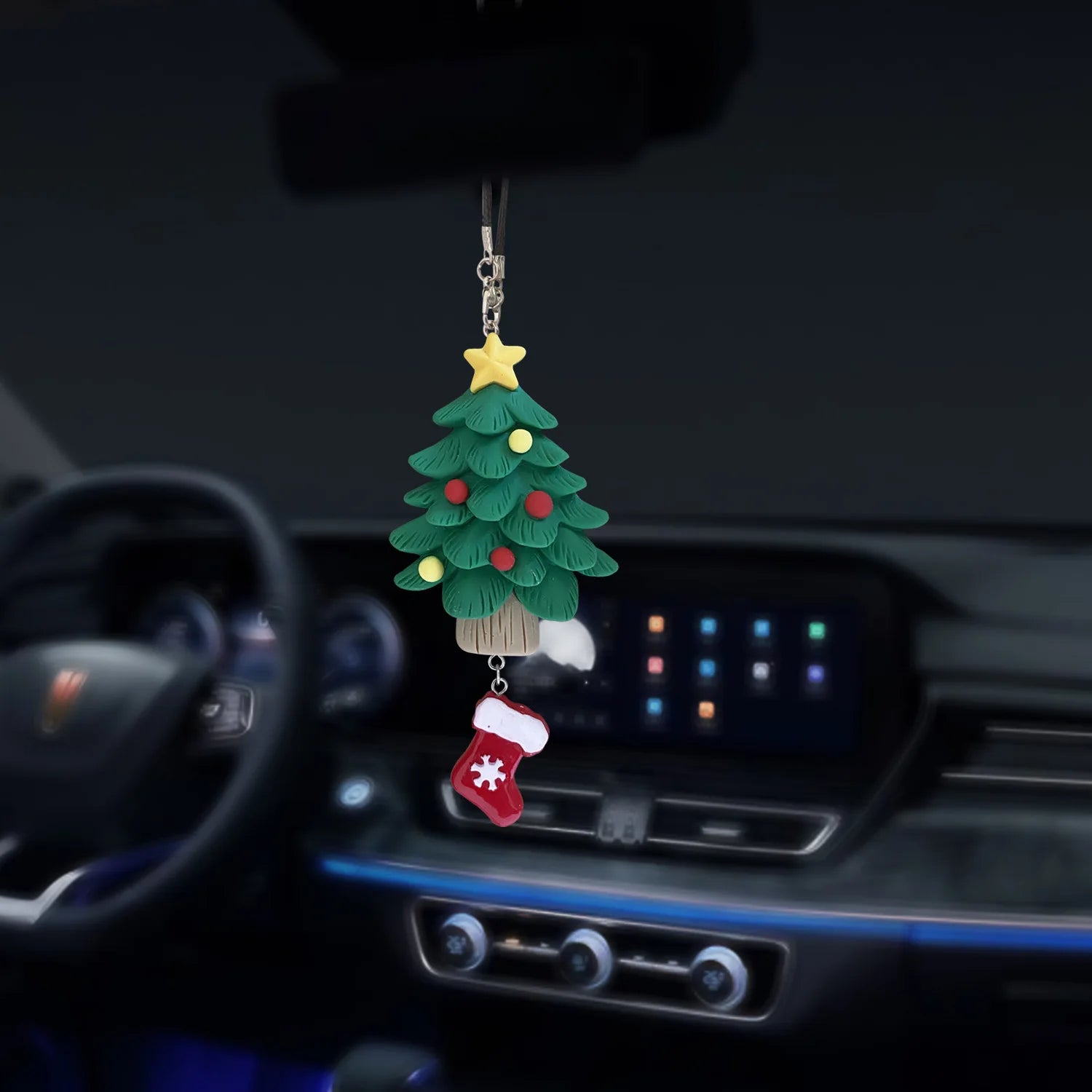 Christmas Car Decorations Pendant