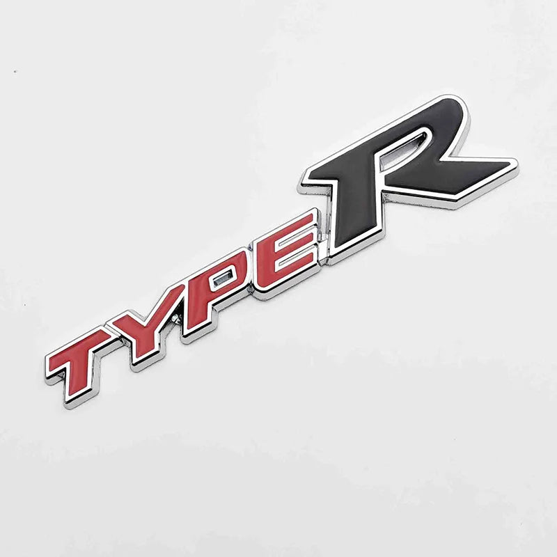 3D Metal Type S and Type R Emblem Badge