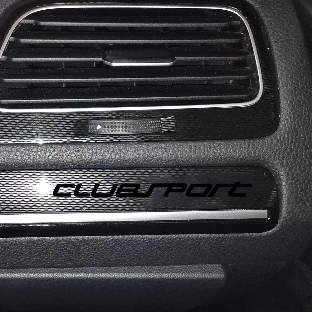 2pcs Performance Clubsport Stickers for Volkswagen Golf Series