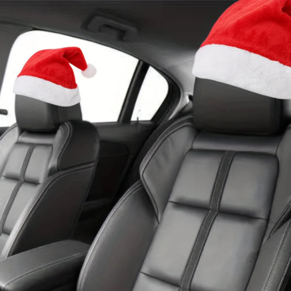 Christmas Headrest Seat cover 2/4Pcs