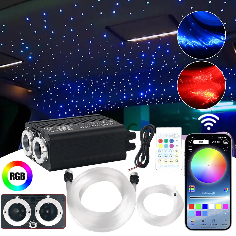 DIY 16W Car Starlight/ Sky Light RGB Interior Kit