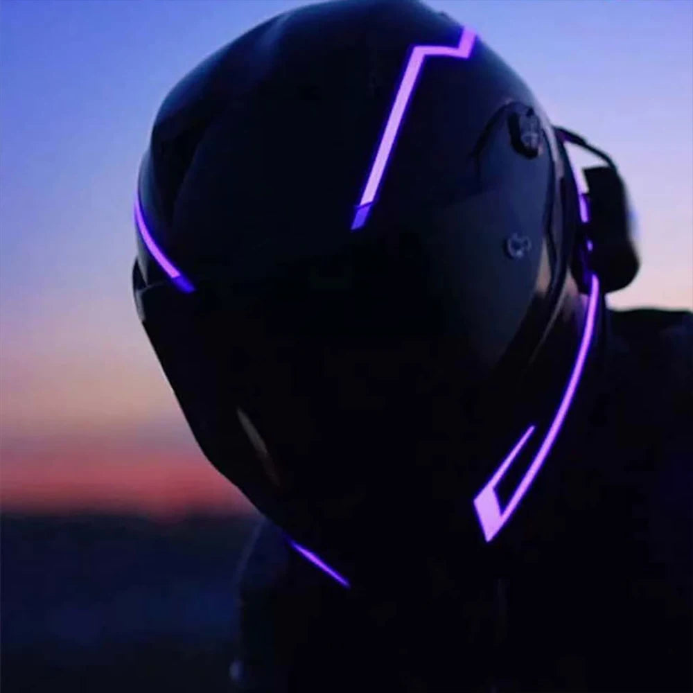 Motorcycle Helmet LED Lights for Night Riding